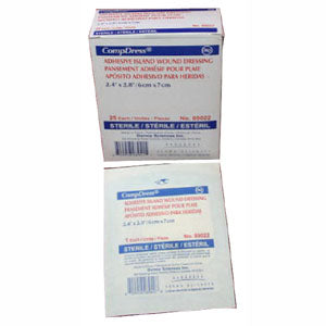 Compdress Island Dressing 6" x 6" 25 Count