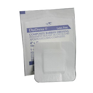 DuDress Film Top Barrier Dressing 6" x 8" 25 Count