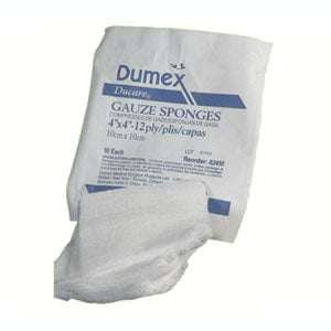 Ducare Non-Sterile Gauze Sponge 2" x 2" 8-Ply 200 Count