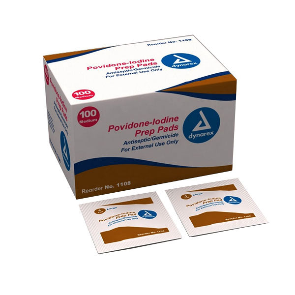 Povidone Iodine Prep Pad Medium