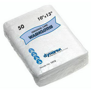 Personal Care Dry Wipe Washcloth 12 x 13 50/Pkg
