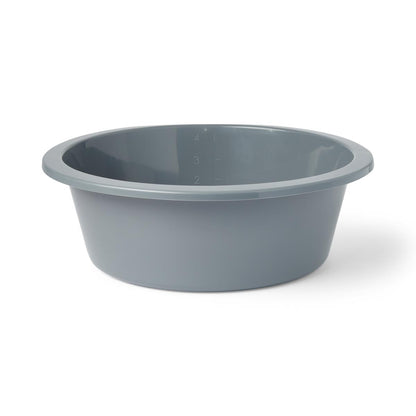 Lightweight Round Plastic Washbasins Graphite 5qt