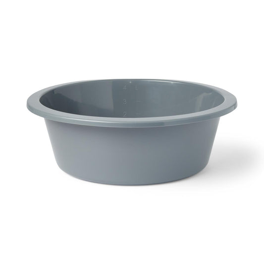 Lightweight Round Plastic Washbasins Graphite 5qt