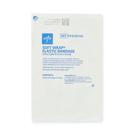 Soft-Wrap Elastic Bandages Sterile 3" x 5yd