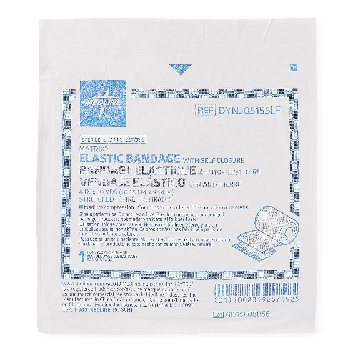 Sterile Matrix Wrap Elastic Bandage with Self-Closure