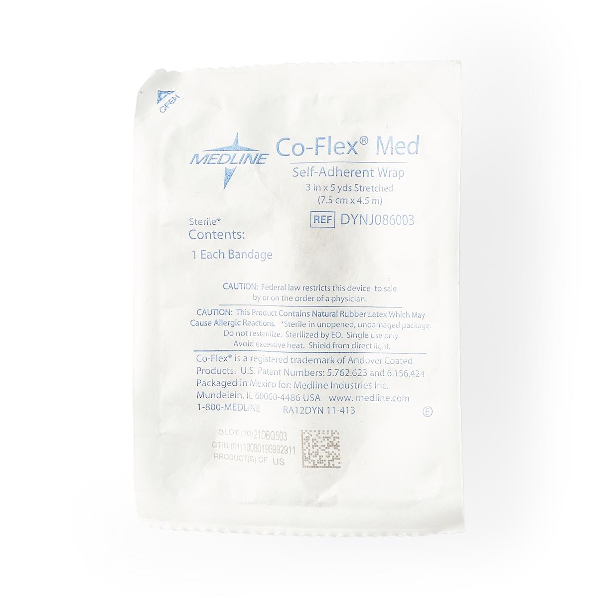 CoFlex Latex Cohesive Bandages Self Adherent Sterile