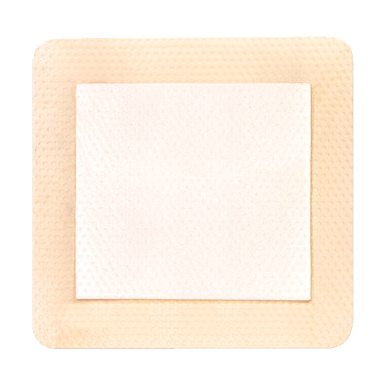 ComfortFoam Bordered Foam Wound Dressing with Silver and Soft Silicone Adhesive 4" x 4"