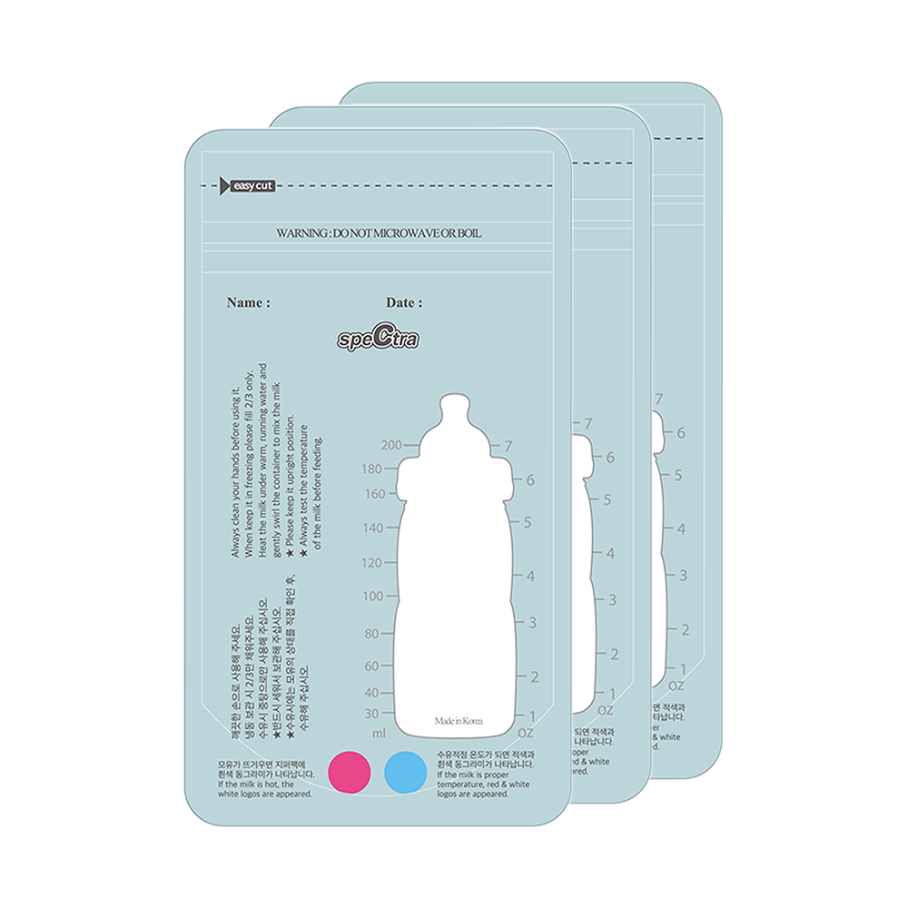 Spectra Disposable Milk Collection Bags 200mL 90 Count