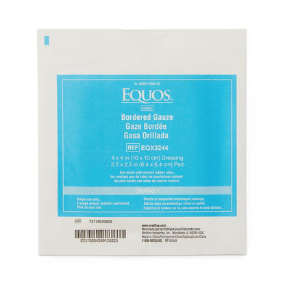 Equos Sterile Bordered Gauze Bulk 4" x 4" Ste