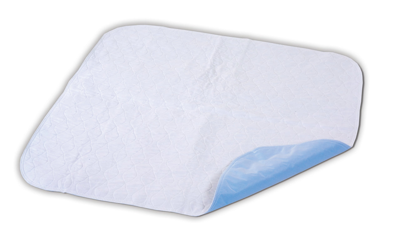 Quik Sorb Brushed Polyester Bed/Sofa Reusable Underpad 24" x 35" Bulk 3