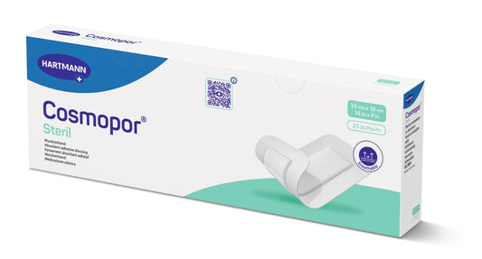 Cosmopore Steril Adhesive Island Dressing 14" x 4"