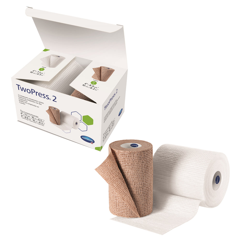 TwoPress 2 Compression Bandaging System Not Made with Natural Rubber Latex