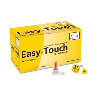 Easy Touch Insulin Pen Needle 32G x 1/4" (100 count) 100ct