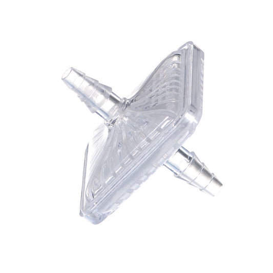 Suction Bacteria Filter 1/4 to 1/2" Barb, Both Ends 1ct