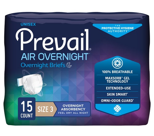 Prevail Air Overnight, Size 3 / XL, 58-70"