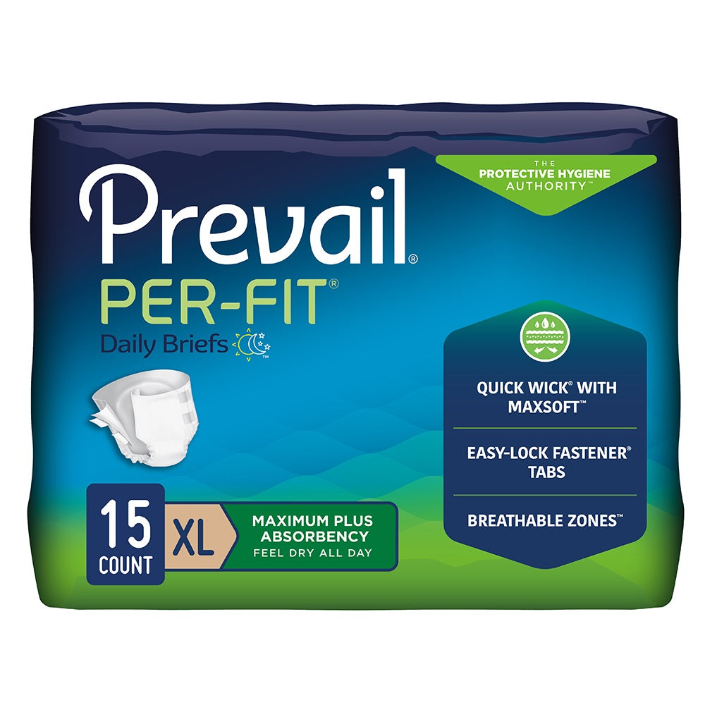 Prevail Per-Fit Adult Brief X-Large 59" - 64"