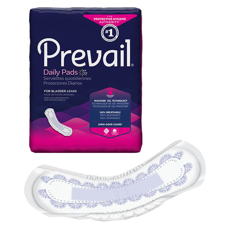 Prevail Bladder Control Pad Moderate Long 11" 54 Count