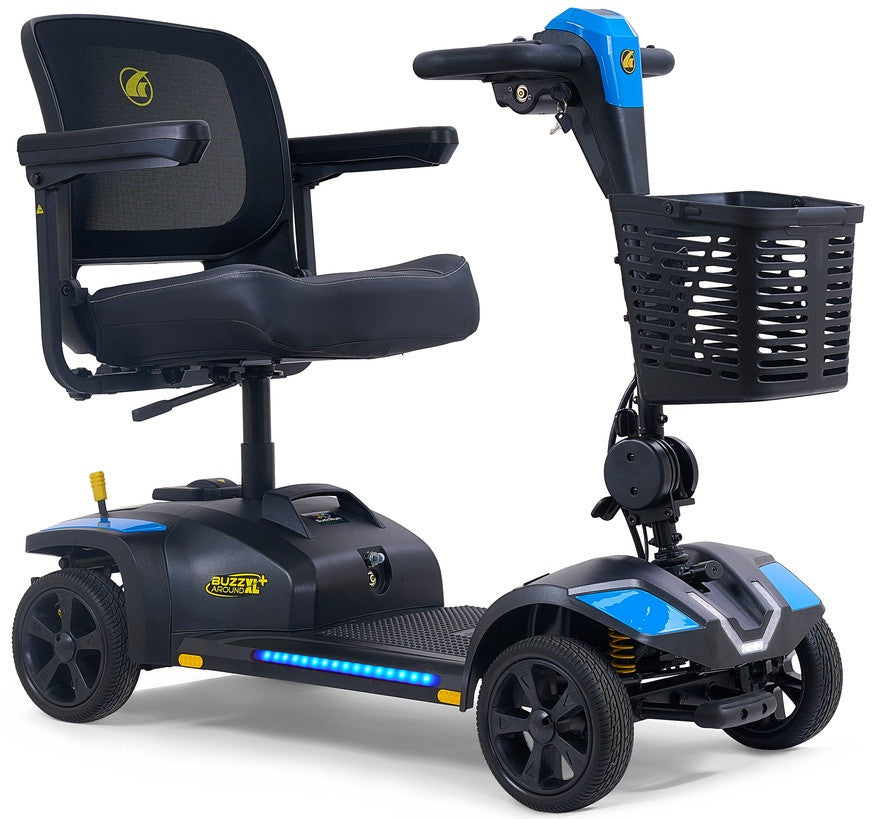 Golden Technologies Buzzaround XL+ 4-Wheel Travel Mobility Scooter GB152