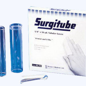 Surgitube Tubular Gauze Bandage, Size 2 Beige, 1" x 50 yds. (Large Fingers) 1ct