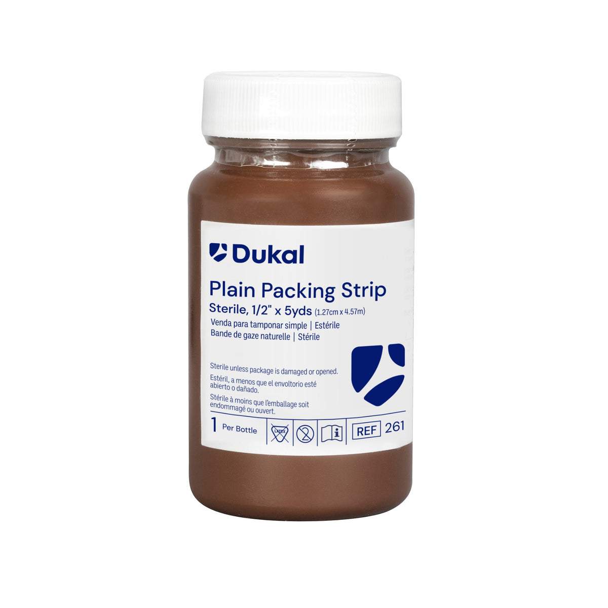 Dukal™ Nonimpregnated Wound Packing Strip, 1/2 Inch x 5 Yard