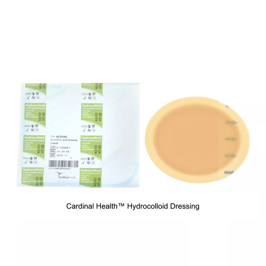 Hydrocolloid Dressing Oval 4" x 4.75"