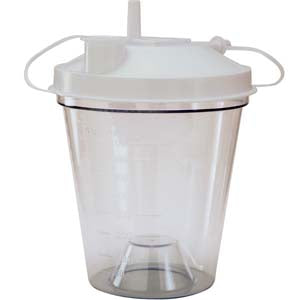 Disposable Suction Canister 800 cc Universal Ports and Size