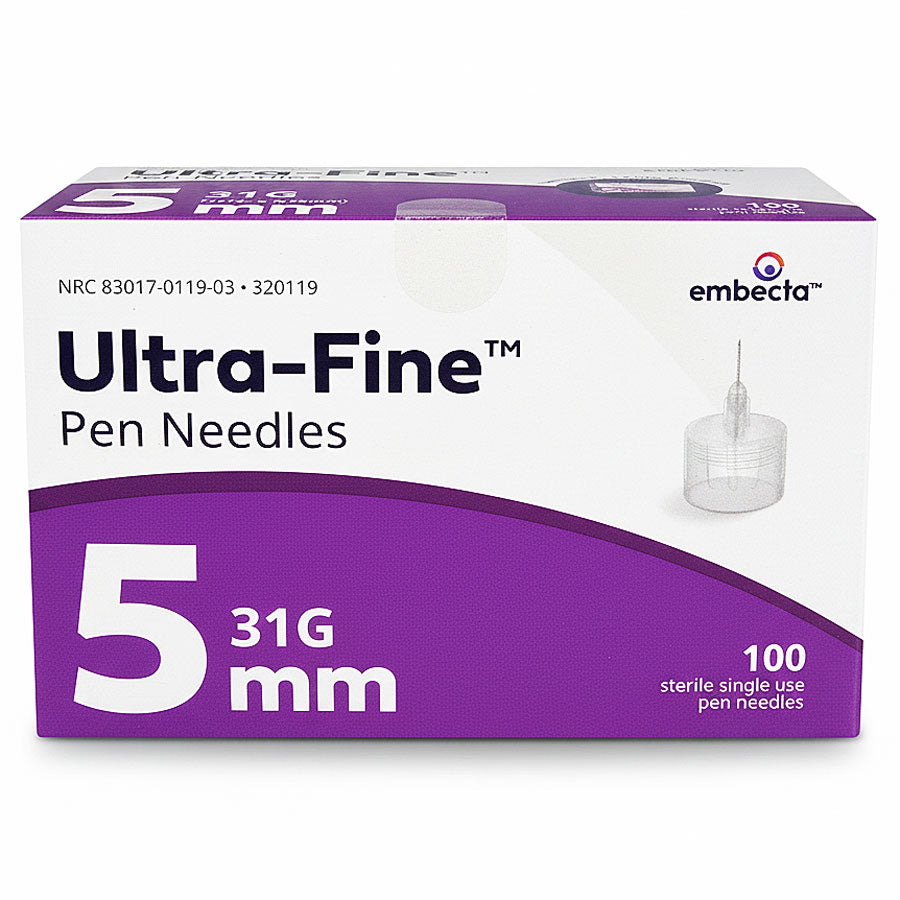 Ultra-Fine III Mini Pen Needle 31G x 3/16" 100 Count