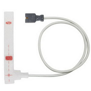 LNCS NeoPt-3, Neonatal Preterm Adhesive Sensor, 3 ft
