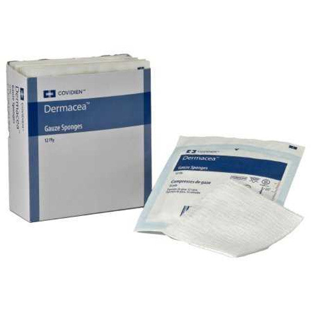Dermacea Woven Gauze Sponge Sterile 2's 3" x 3" 12 Ply