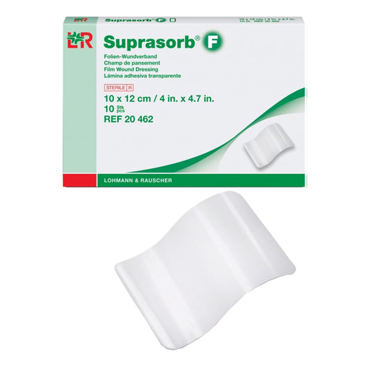 Suprasorb F Transparent Film Dressing, 4" x 4.75" 10ct 20462