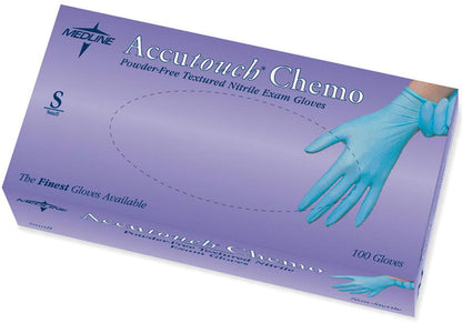 Accutouch Chemo Nitrile Exam Gloves Blue