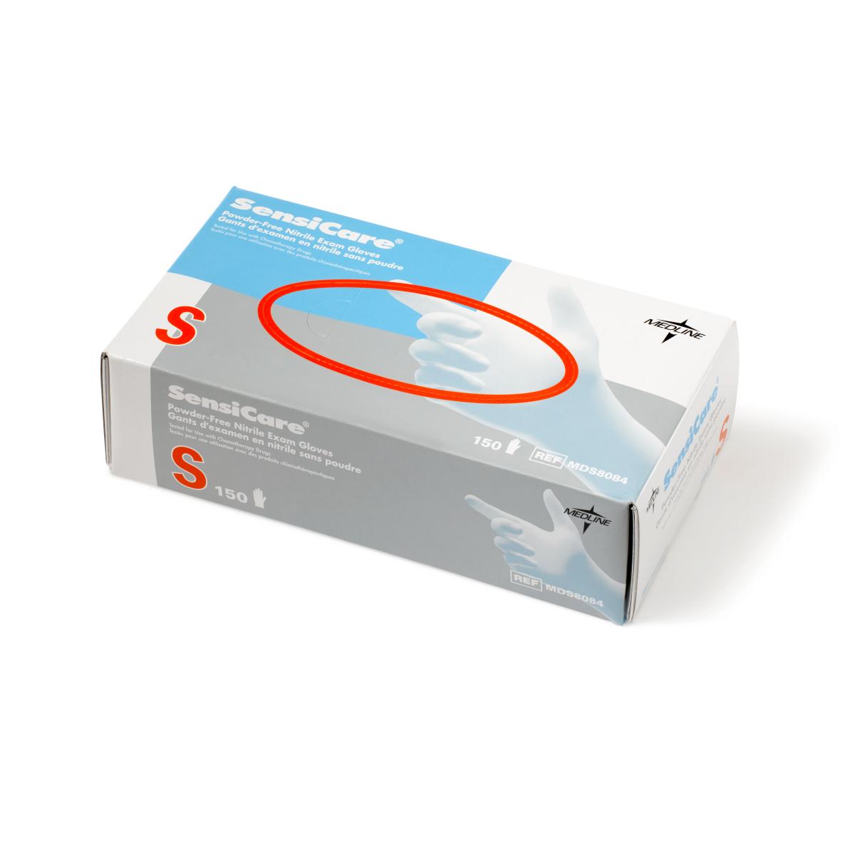 Sensicare Powder-Free Nitrile Exam Gloves