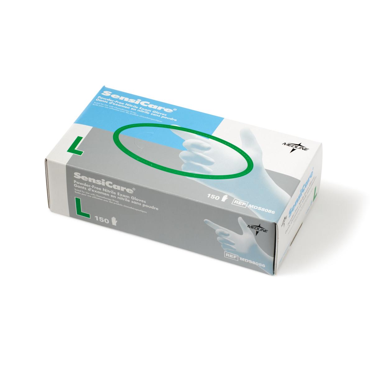 Sensicare Powder-Free Nitrile Exam Gloves