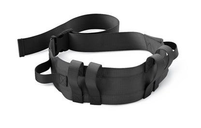 Wide Transfer Belt with Handles Black