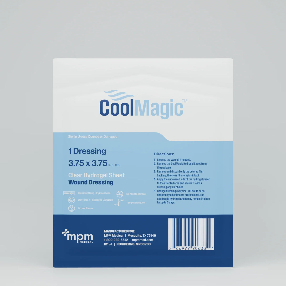 CoolMagic Hydrogel Sheet Dressing