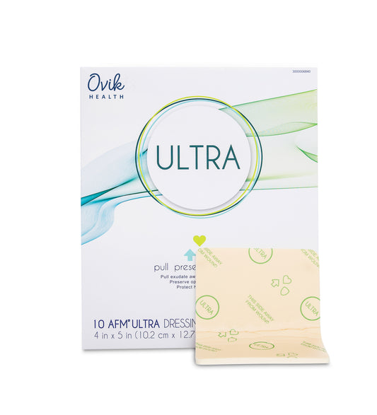 OVIK Health ULTRA Foam Dressing 4" x 5" 10 Count