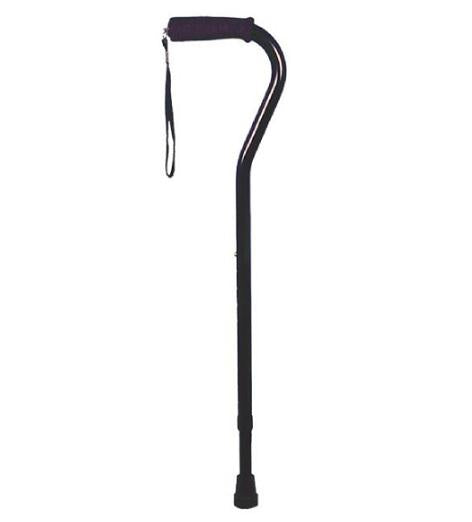 Adjustable Cane with Offset Handle