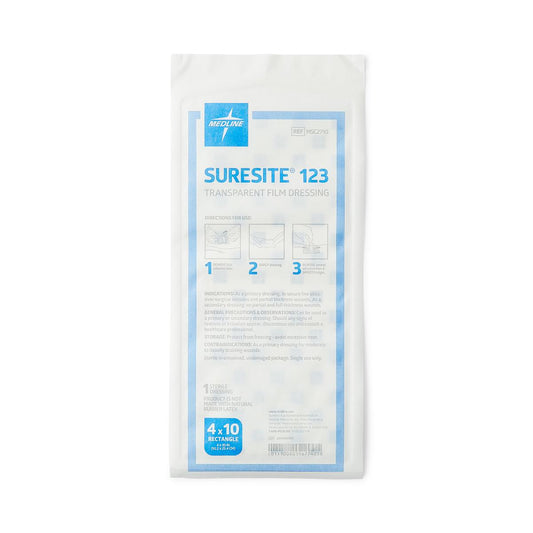 Suresite 123 Transparent Film Dressing 4" x 10"