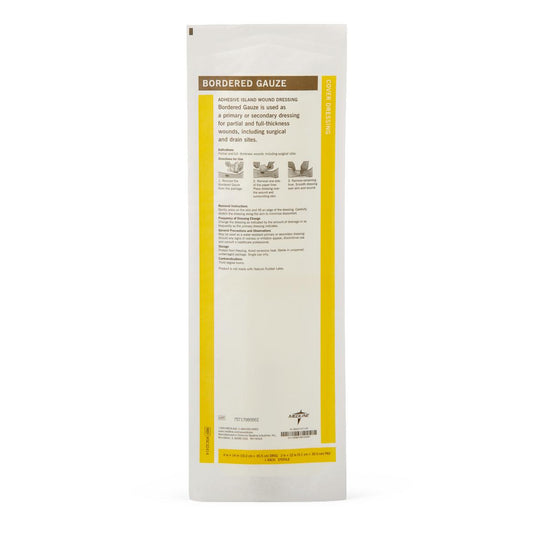 Bordered Gauze Adhesive Island Wound Dressings Sterile Large Pad