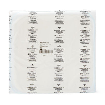 Exuderm Satin Hydrocolloid Wound Dressings 8 x 8