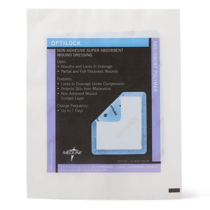 Optilock Nonadhesive Super Absorbent Wound Dressings