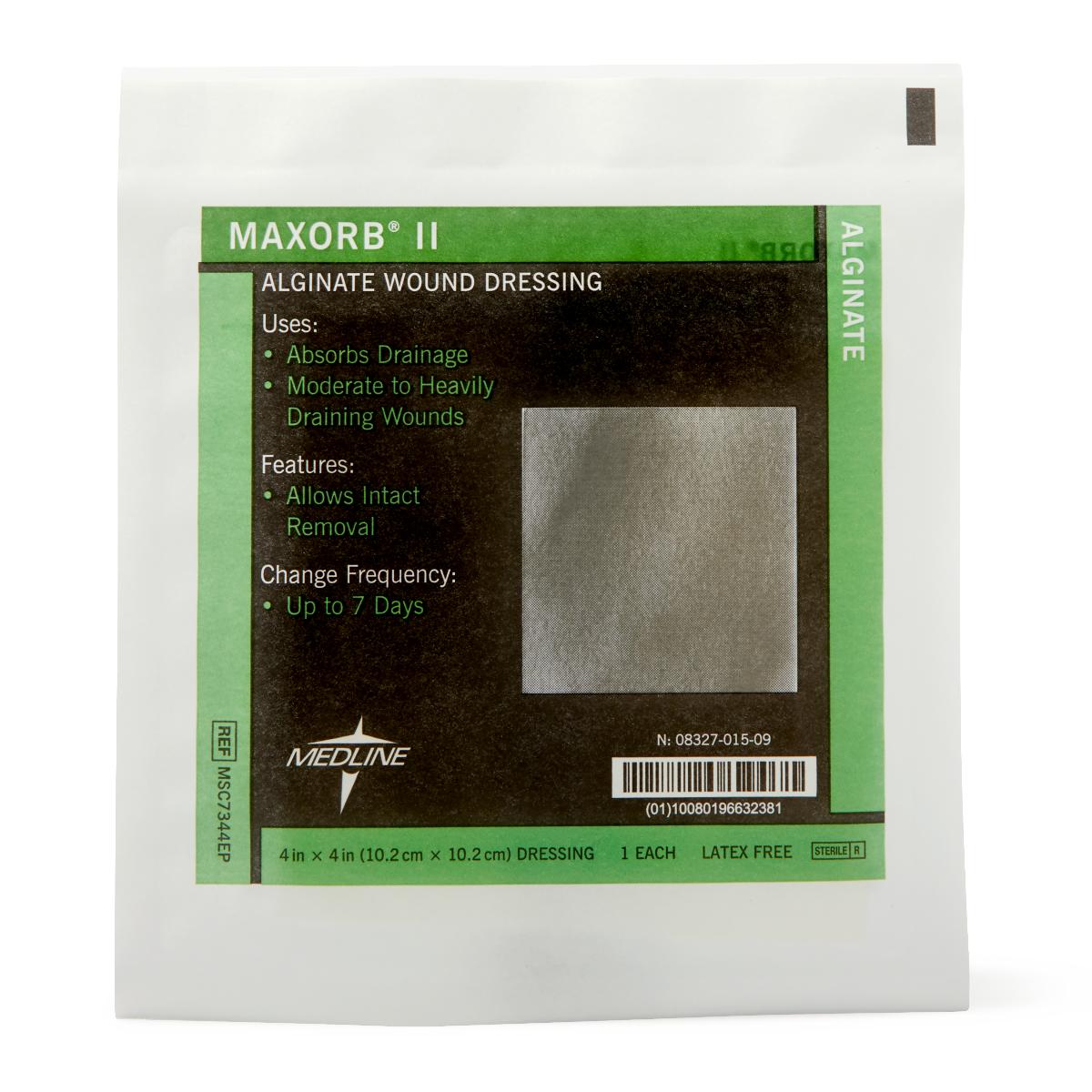 Maxorb II Alginate Dressings 4" x 4"