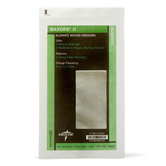 Maxorb II Alginate Dressings 4" x 8"