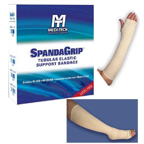 Spandagrip Tubular Elastic Support Bandage 4" x 11 yds, Size F, Natural 1ct