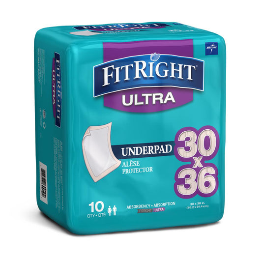 Fitright Underpads Heavy 30 x 36 100/cs