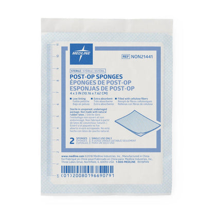 Post-Op Sterile Gauze Sponges 4 x 3 2/pack