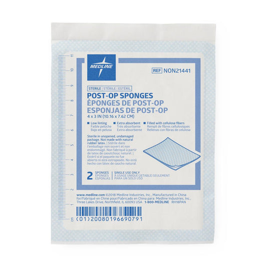 Post-Op Sterile Gauze Sponges 4 x 3 2/pack