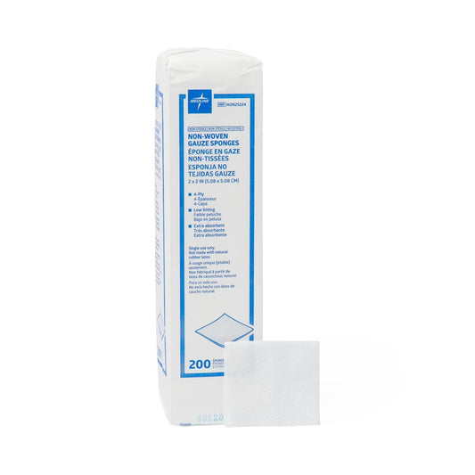 Standard Nonsterile Nonwoven Gauze Sponges 4-Ply