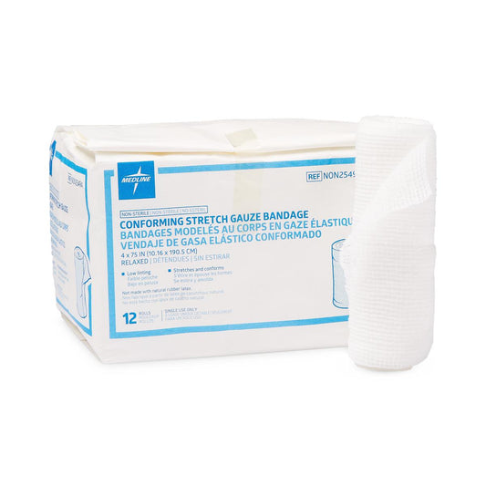 Nonsterile Conforming Stretch Gauze Bandages 4" x 75"