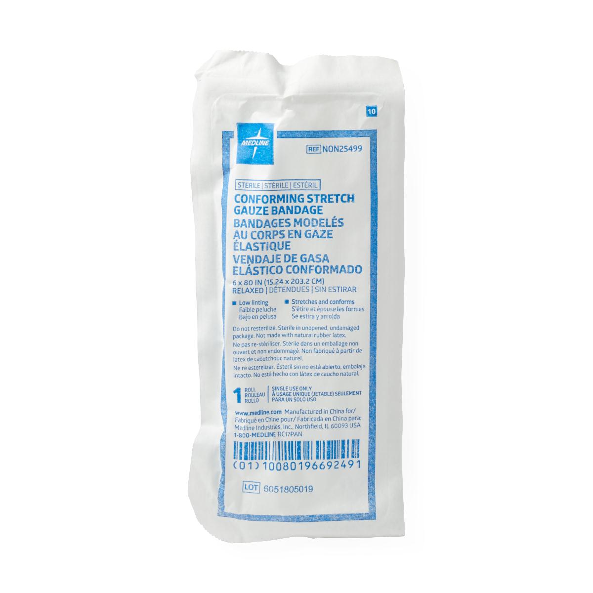 Sterile Conforming Stretch Gauze Bandages Standard